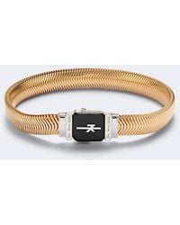 Nikos Koulis - Feelings 18Kt And Enamel Bangle Bracelet With Diamonds - Lyst