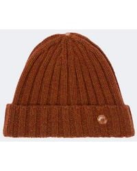 God's True Cashmere - Ribbed-Knit Cashmere Beanie With Malachites - Lyst