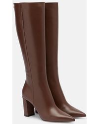Gianvito Rossi - Lyell 85 Leather Boots - Lyst