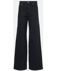 KHAITE - Dane High-Rise Wide-Leg Jeans - Lyst