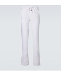 Kiton - Linen Slim Pants - Lyst