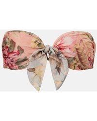 Zimmermann - Top Bikini Coco - Lyst