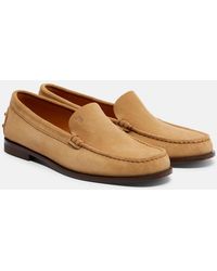 Tod's - Verzierte Slip-Ons Aus Veloursleder - Lyst