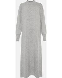 Eres - Alix Wool And Cashmere Midi Dress - Lyst