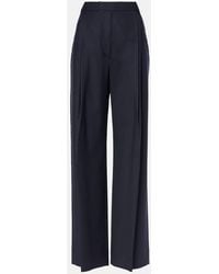 Victoria Beckham - High-Rise Wide-Leg Pants - Lyst