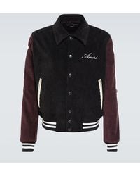 Amiri - Veste Teddy En Velours Cotele - Lyst