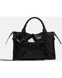 Balenciaga - Le City Mini Leather Tote Bag - Lyst
