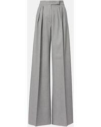 Max Mara - Baden Virgin Wool Wide-Leg Pants - Lyst