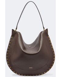 Isabel Marant - Oskan Large Leather Shoulder Bag - Lyst