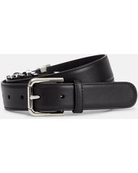 Dolce & Gabbana - X Kim Verzierter Guertel Aus Leder - Lyst