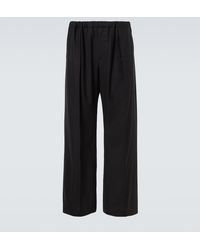 Plan C - Wool Wide-Leg Pants - Lyst
