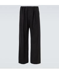Plan C - Wool Wide-Leg Pants - Lyst