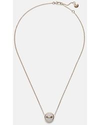Pomellato - Pom Pom Dot 18Kt Rose Pendant Necklace With Mother-Of-Pearl And Diamonds - Lyst