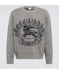 Burberry - Pullover Irving in lana - Lyst