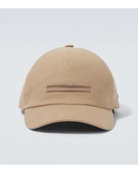 ZEGNA - Gorra De Lino Bordada - Lyst