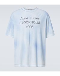 Acne Studios - Logo Cotton And Hemp Jersey T-Shirt - Lyst