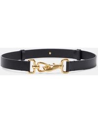 Burberry - Equestrian Leather Belt - Lyst