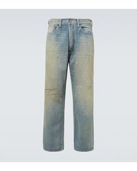 A.PRESSE - No. 37 Distressed Straight Jeans - Lyst