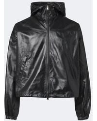 Fendi - Leather Bomber Jacket - Lyst