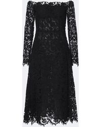 Fendi - Off-Shoulder Lace Bustier Dress - Lyst
