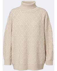 Max Mara - Wool And Cashmere Turtleneck Sweater - Lyst