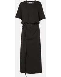Lemaire - Maxikleid Aus Baumwoll-Jersey - Lyst