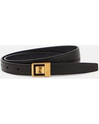 Saint Laurent - La 66 Slim Leather Belt - Lyst