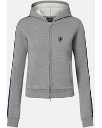 Balenciaga - Embroidered Cotton Zip-Up Hoodie - Lyst