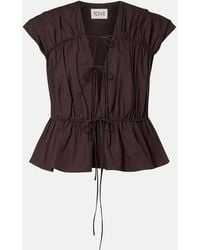 TOVE - Thea Cotton Top - Lyst