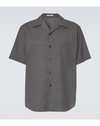 AURALEE - Cashmere Poplin Shirt - Lyst