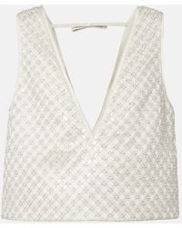 Dorothee Schumacher - Sparkling Statement Sequined Top - Lyst