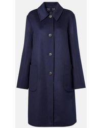 Tory Burch - Single-Breasted Wool Coat - Lyst