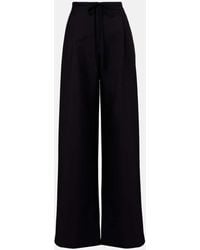 Rohe - Weite Hose Aus Mohair Und Wolle - Lyst
