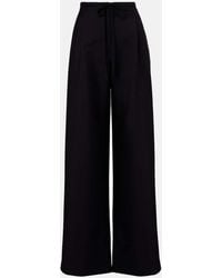 Rohe - Wool And Mohair Wide-Leg Pants - Lyst