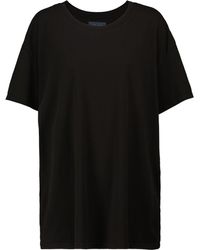 Les Tien T-Shirt aus Baumwoll-Jersey - Schwarz