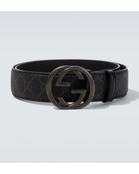 Gucci - Cintura Interlocking G Reversibile - Lyst