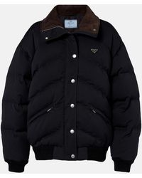 Prada - Logo Down Jacket - Lyst