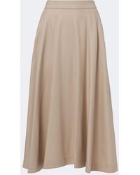 Max Mara - Wool Midi Skirt - Lyst