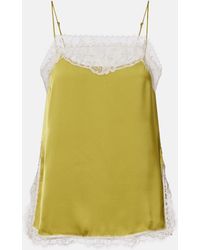 Faithfull the Brand - Hanna Lace-Trimmed Satin Camisole - Lyst