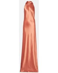 Galvan London - Sienna Satin Gown - Lyst