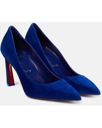 Christian Louboutin - Escarpins Condora 85 En Daim - Lyst