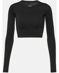 Rick Owens - Cotton Crop Top - Lyst