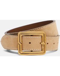 Etro - Suede Belt - Lyst