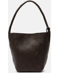The Row - N/S Park Medium Woven Leather Shoulder Bag - Lyst