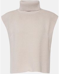 Isabel Marant - Megan Turtleneck Wool Sweater Vest - Lyst