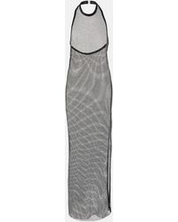 Jonathan Simkhai - Inaya Embellished Mesh Midi Dress - Lyst