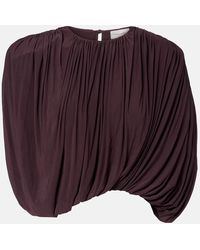 Magda Butrym - Asymmetric Draped Top - Lyst