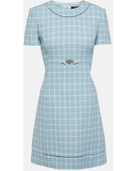 Versace - Minikleid Medusa '95 Aus Tweed - Lyst