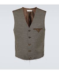 Our Legacy - Cut Fringed Checked Vest - Lyst