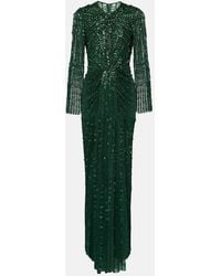 Jenny Packham - Anja Sequined Gown - Lyst